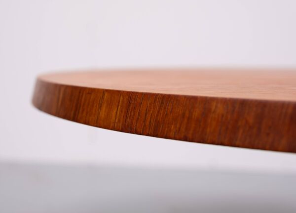 Table basse ronde en teck Ilse Mōbel, années 1960, Allemagne