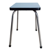Tabouret de cuisine en formica bleu clair