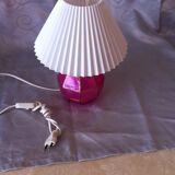 Small Pearly rose brass lamp