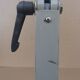 WALDMANN articulated workshop lamp with two industrial clamp arms for architects.