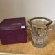 Lorraine crystal champagne bucket with 24 carat gold coating