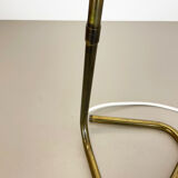 Lampe de table kalmar style hollywood regency brass table light, autriche, années 1950