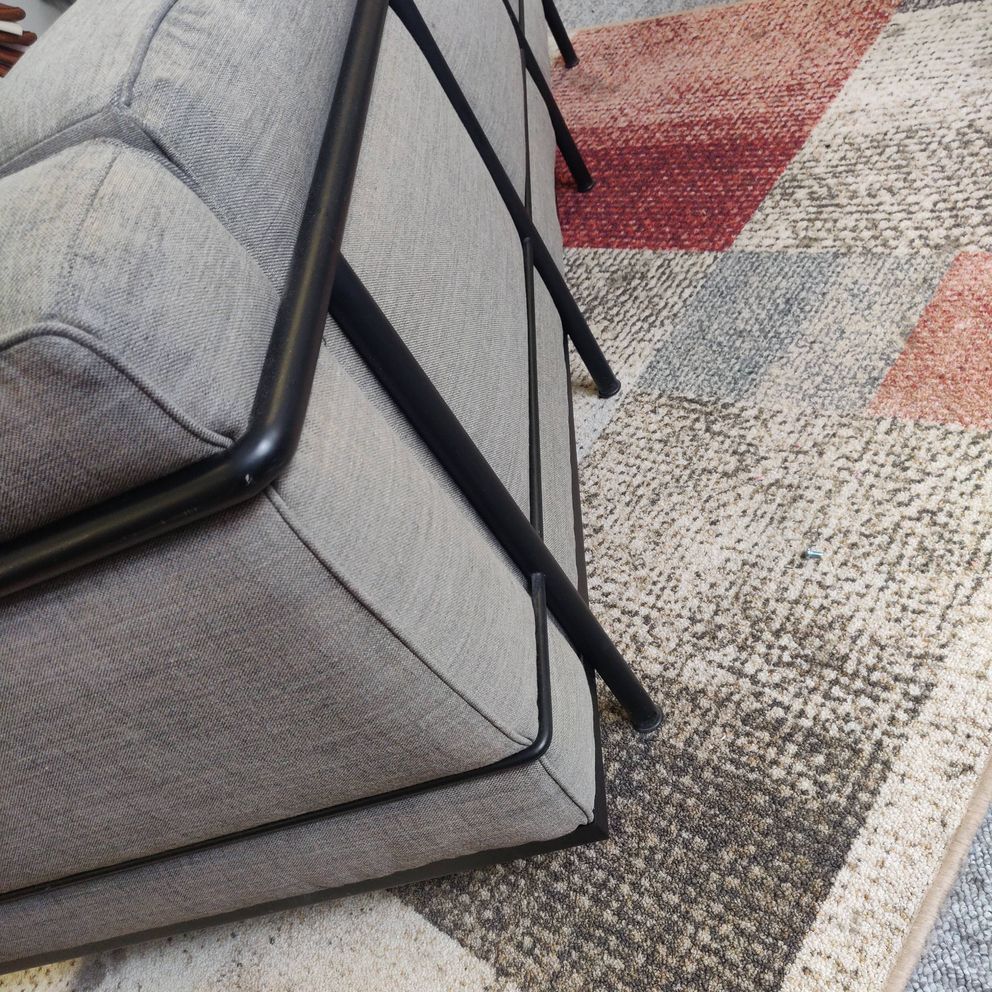 LC2 3-seater sofa by Le Corbusier, Cassina edition