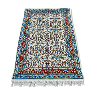 Tapis ancien noué main 184x120cm