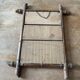 Faux bamboo wood mirror
