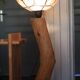 Wood and mother-of-pearl lamp