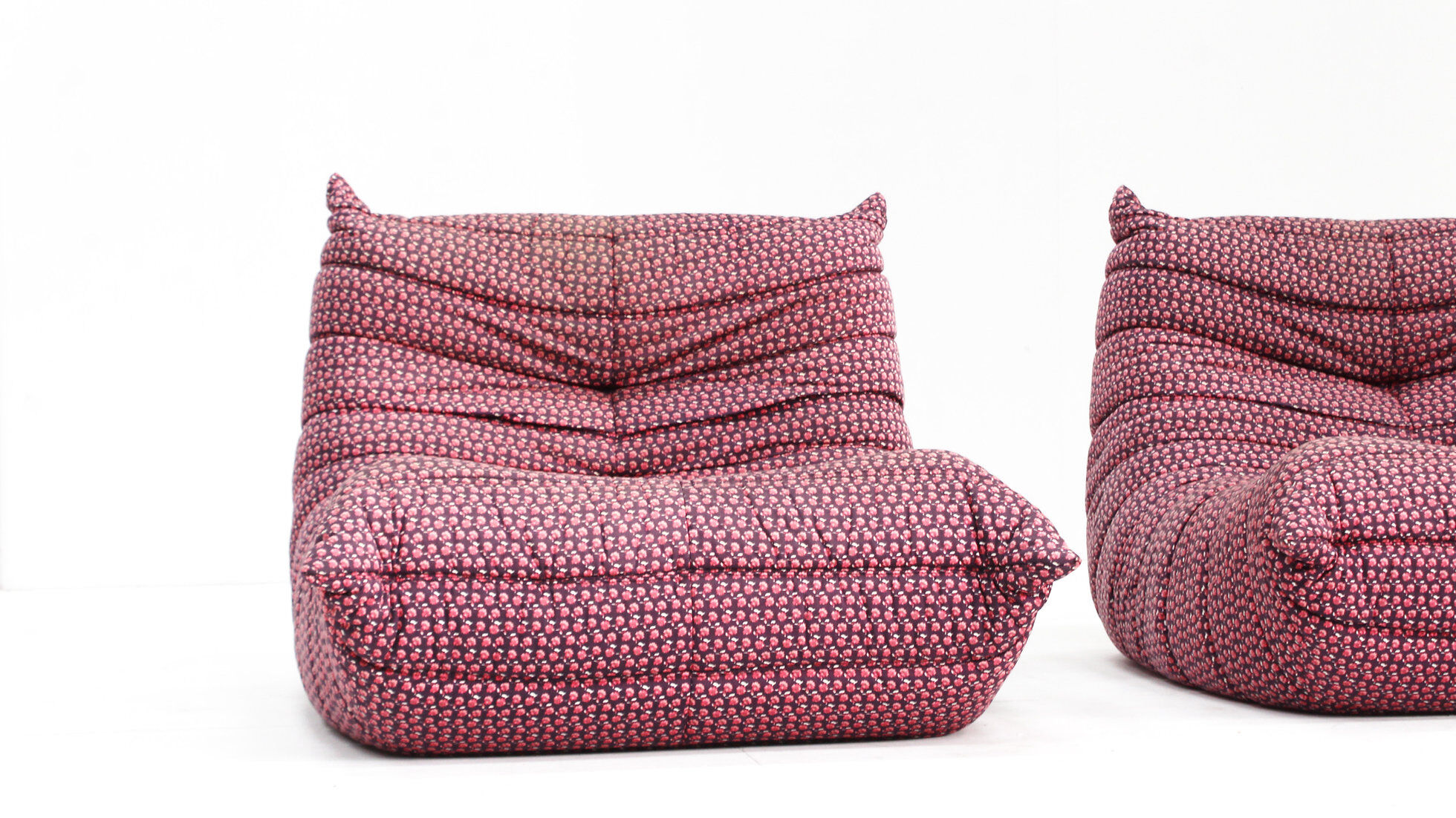 Set of vintage Togo armchairs by Michel Ducaroy for Ligne Roset, 1976