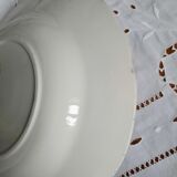 Old hollow plates mismatched in earthenware