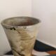 Pair of hand-painted terracotta vases