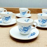 Longchamp coffee cups and saucers
