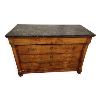 Commode plateau en marbre