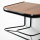 Hanging nightstand with black details