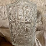 Large ornate glass carafe
