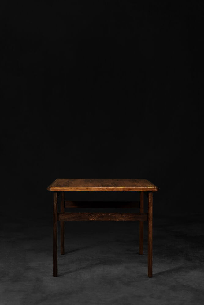 Danish coffee table in rosewood Capella by Illum Wikkelsø