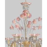 Early 21st century venetian Murano glass chandelier