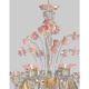 Early 21st century venetian Murano glass chandelier