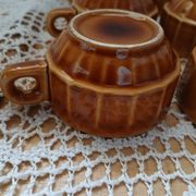 12 antique coffee cups with saucers