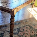 Farmhouse table dating from the end of the 19th century