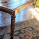 Farmhouse table dating from the end of the 19th century