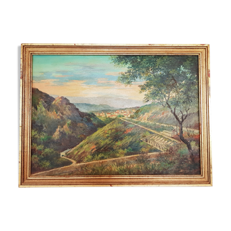 Tableau paysage de vallée