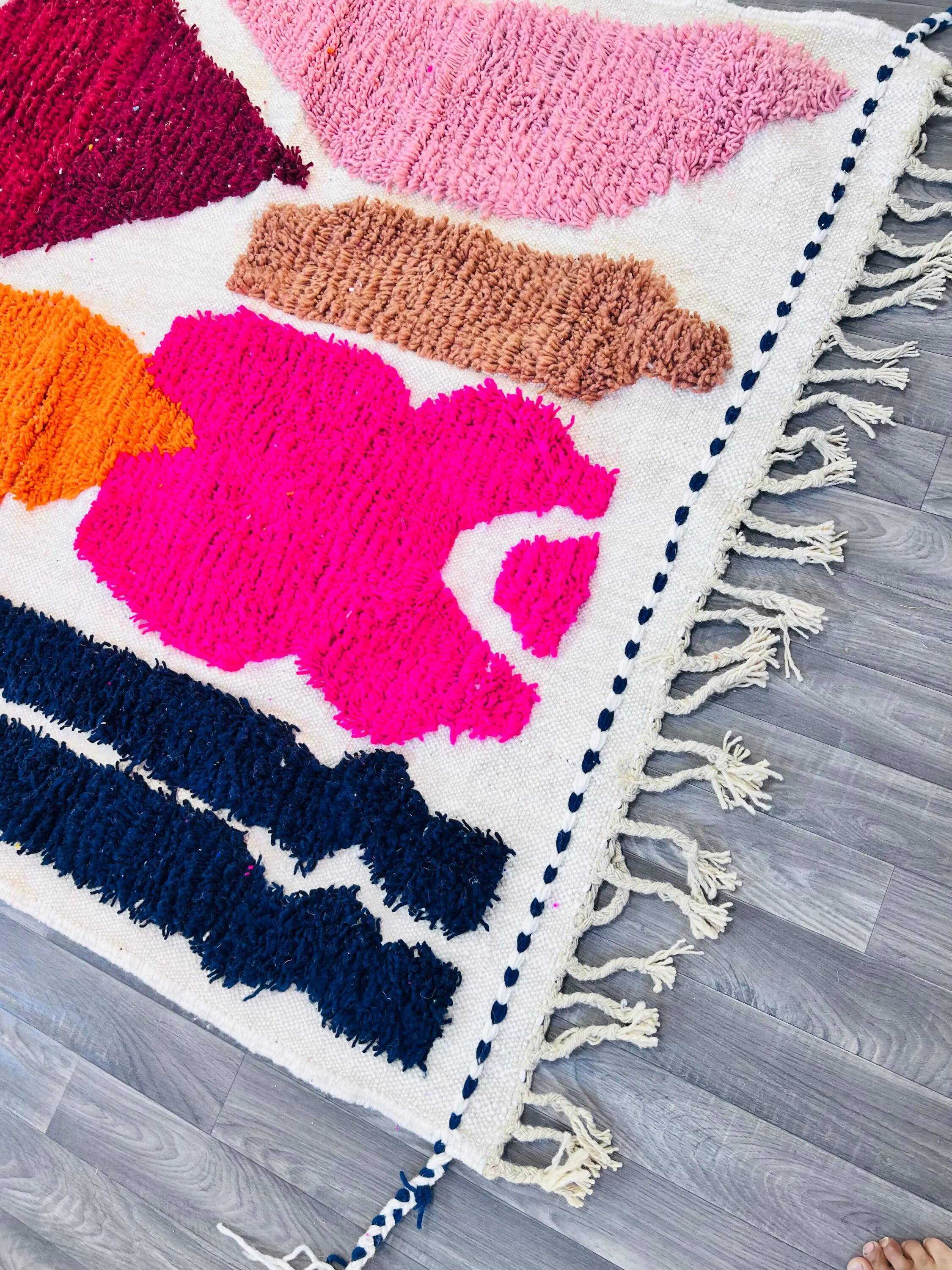 Traditional Moroccan wool rug 2.5 x 1.5 m