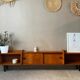Vintage wooden sideboard from the 60s (shallow)