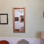 Gilded wooden mirror 93X46