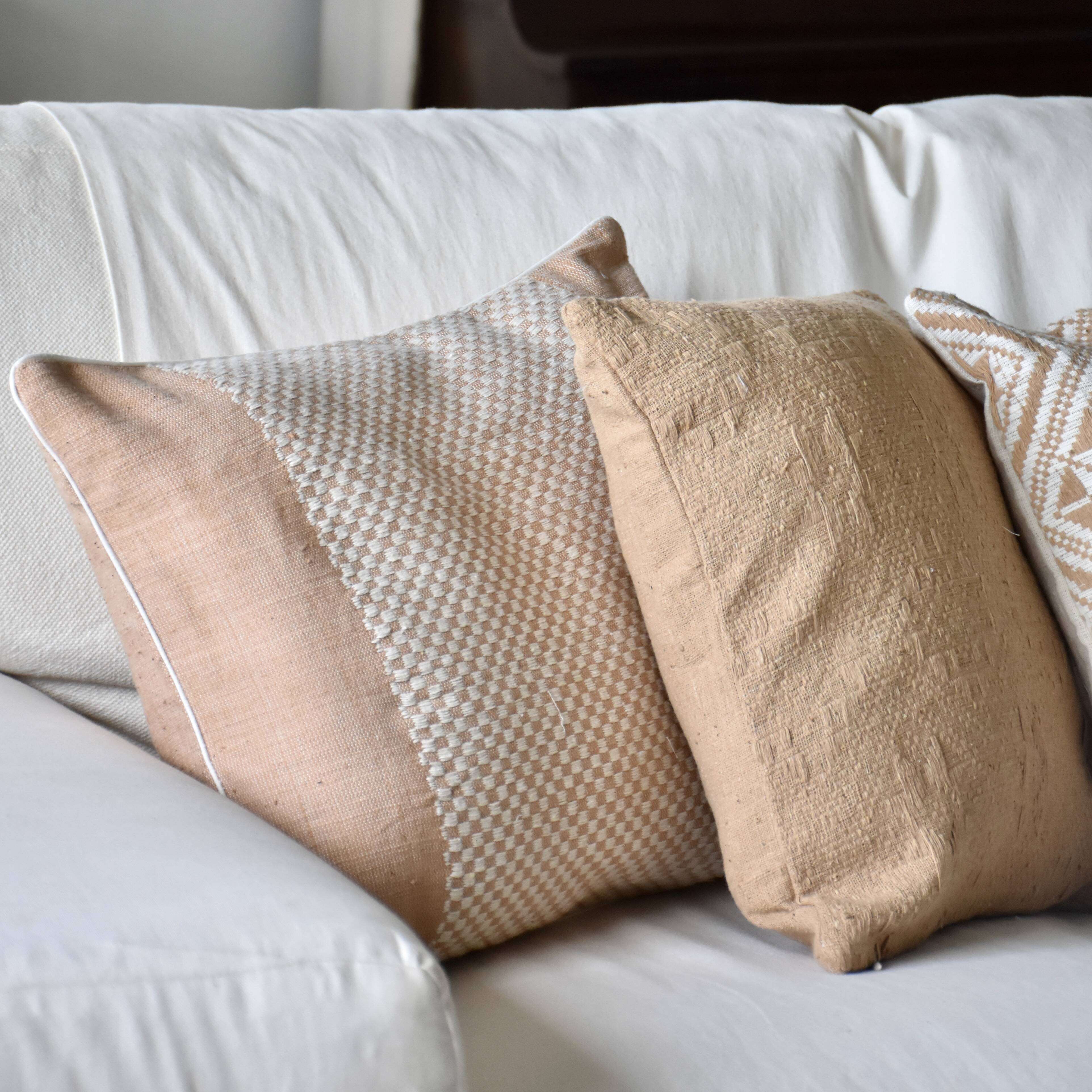 Pink Checkerboard Cushion (large)