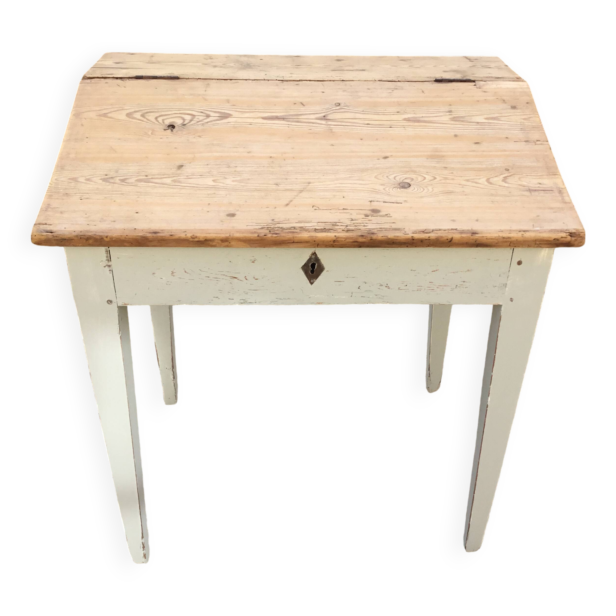 Small old fir slope desk