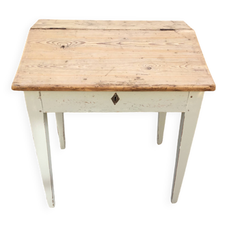 Small old fir slope desk
