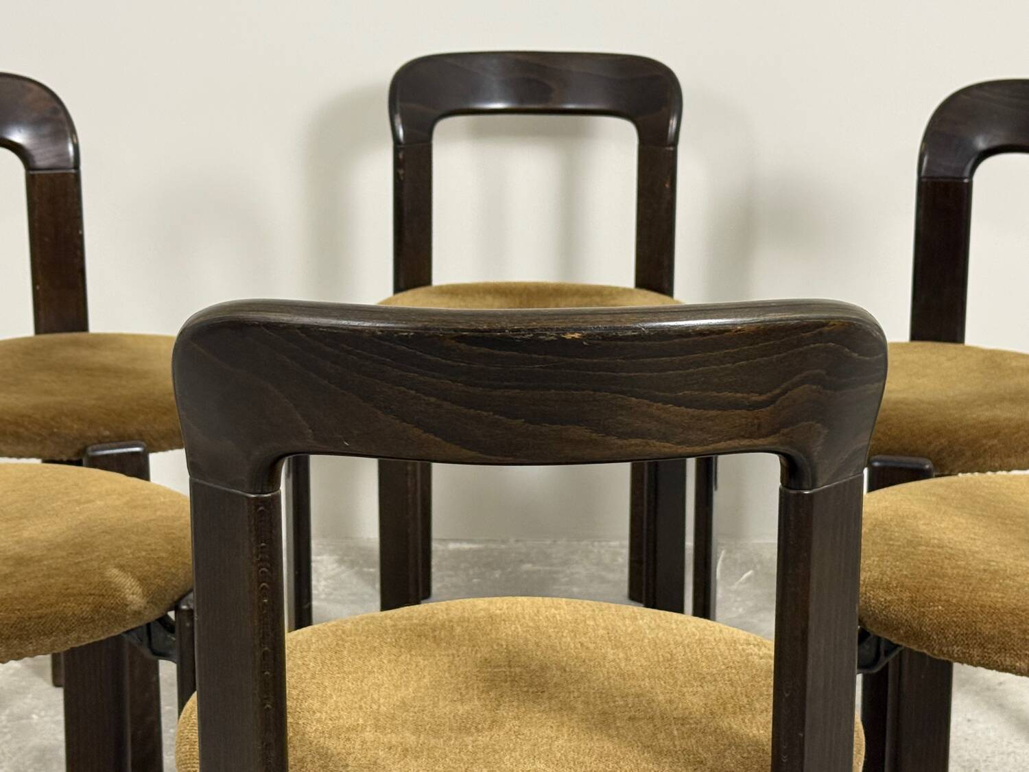 Set of 6 Bruno Rey chairs, Switzerland, 1970s