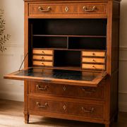 Art Deco secretary in wood and marquetry – 1930s