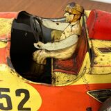 Charles Rossignol Bugatti 52 Tin Racing Car Toy from the 1930s