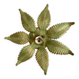 Wall lamp, vintage ceiling lamp leaves