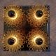 Space Age JBS Brass Sconce by Joseph Brumberg, 1960s