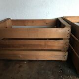 Set of 2 wooden boxes