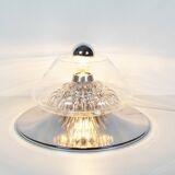 Midcentury Italian glass table lamp