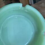 Jade green opaline vintage ashtray