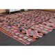 1970s Vintage Turkish Oushak Handmade Wool Cotton Pink Runner Rug 310x407