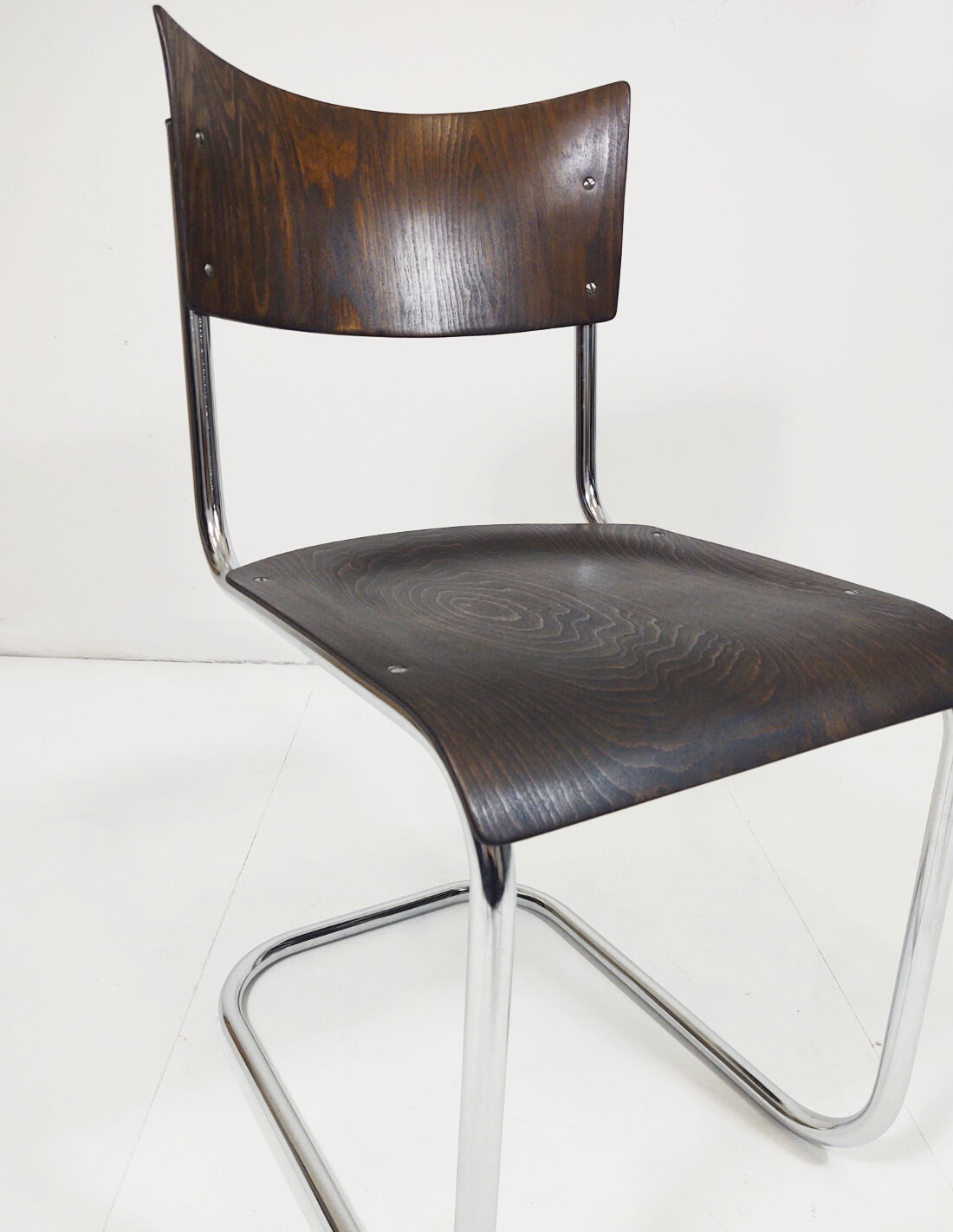 Tubular steel cantilever chair by Mart Stam