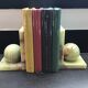 Pair of Art Deco style onyx bookends