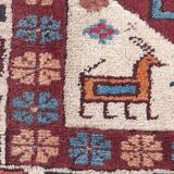 Caucasian Shirvan rug 107 x 205 cm pure wool