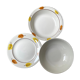 Set de 3 plats Moulin des Loups feuilles d'automne