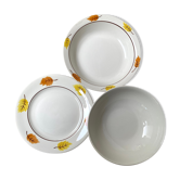 Set de 3 plats Moulin des Loups feuilles d'automne