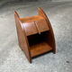 Futuristic wood bedside table 1960