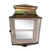 Brass and glass display case