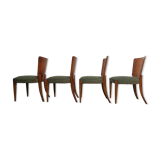 Art Deco Style Dining Chairs by Jindrich Halabala