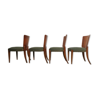 Art Deco Style Dining Chairs by Jindrich Halabala