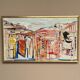Swedish Oil on Canvas – “Composition” by Tore Hultcrantz