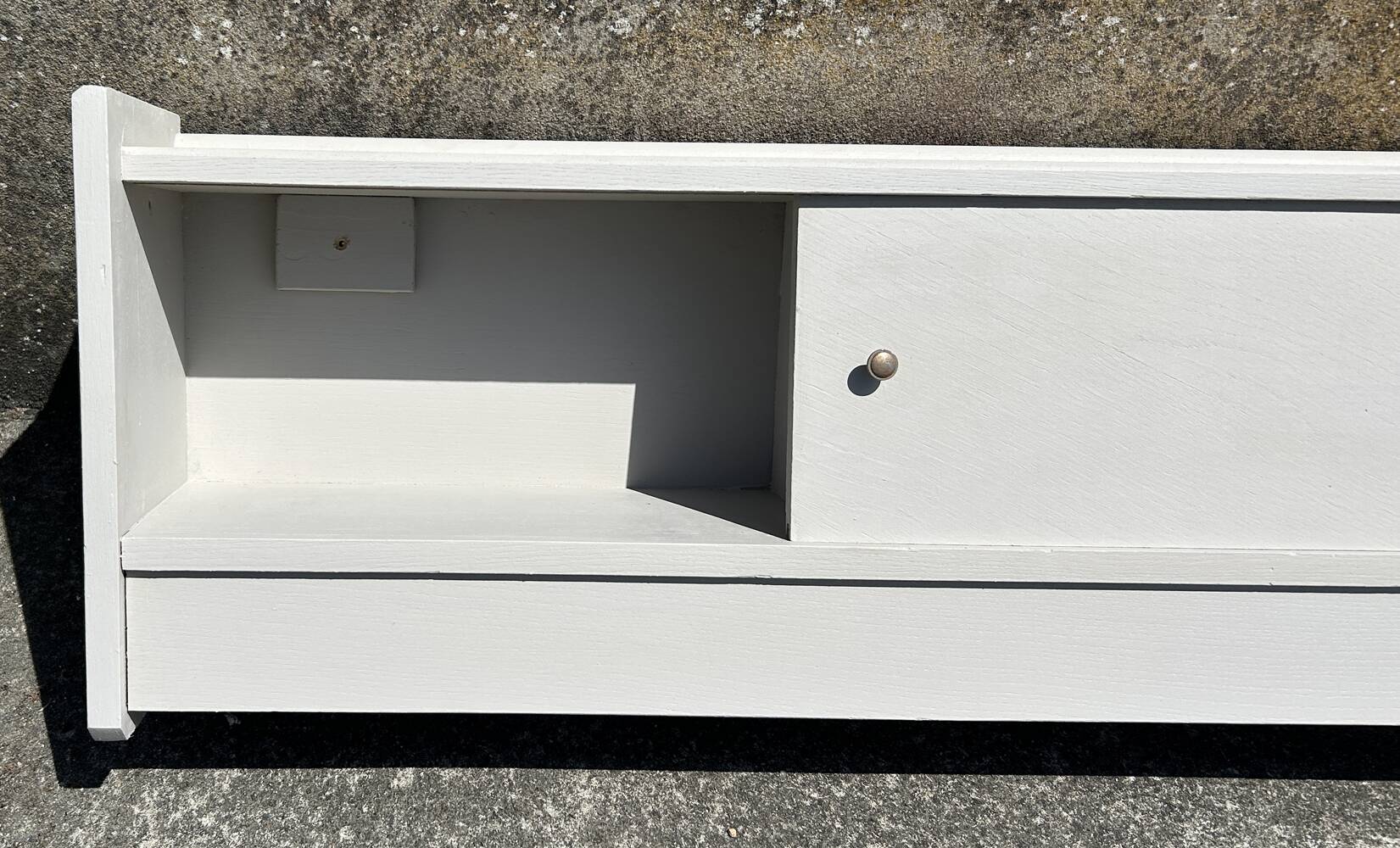 Wall shelf, hanging console, bookcase, cozy, vintage, 50s